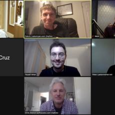 Seven attendees on Zoom
